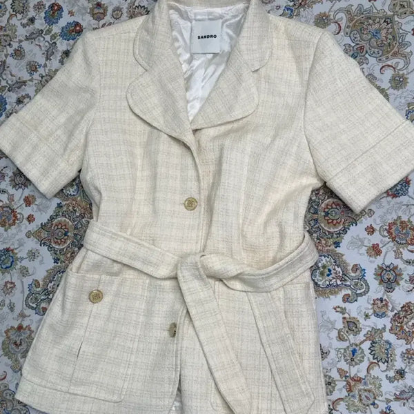 [BUNJANG] Sandro Tweed Jacket / 산드로 트위드 자켓
