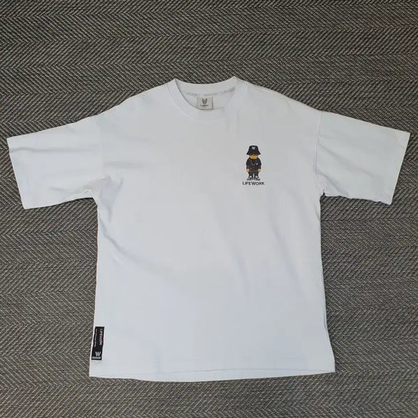 [BUNJANG] Life Work Short Sleeve Cotton T-Shirt - Size 105 / 라이프워크 반소매 면티 남자105