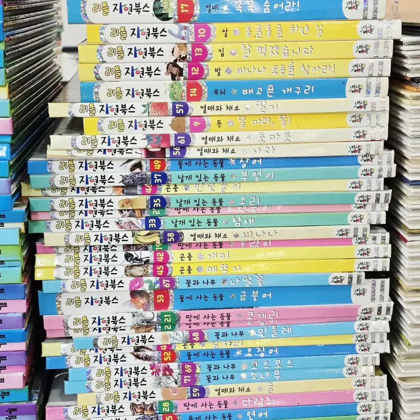 [BUNJANG] Little Nature Books Tongkeun Sesang 72-Volume Set Children's Used Books / 리틀자연북스 통큰세상 72권 세트 어린이책 중고책