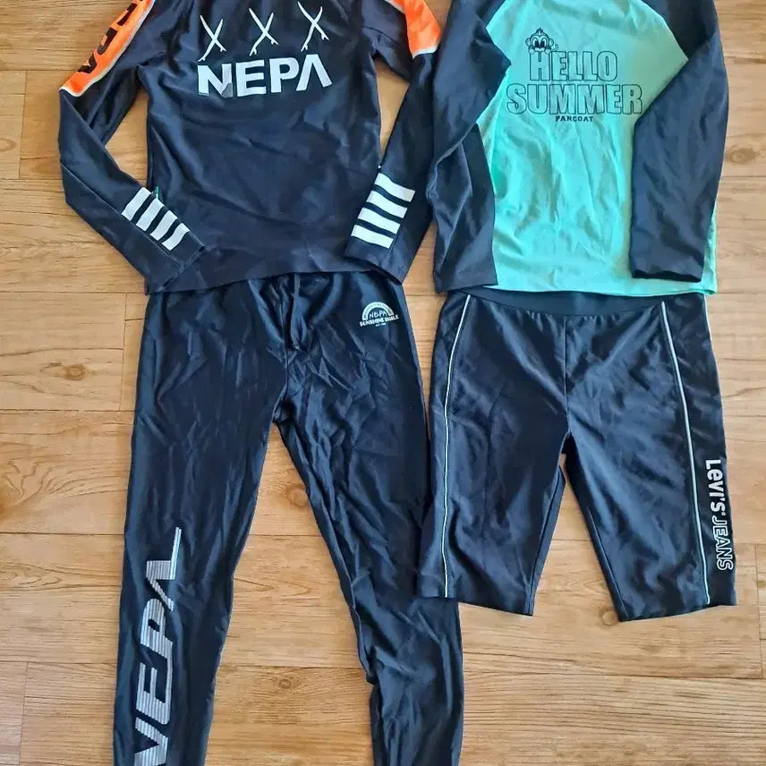 [BUNJANG] Kids Rash Guard Set / 아동 래시가드