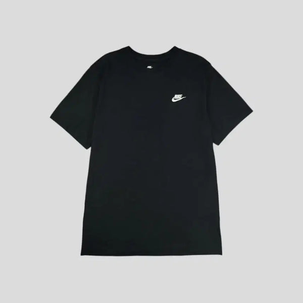 [BUNJANG] Nike Futura Logo Pigment Cotton Short Sleeve T-Shirt / 나이키 피그먼트 블랙 화이트 배색 퓨추라로고 코튼 반팔 티셔츠 L