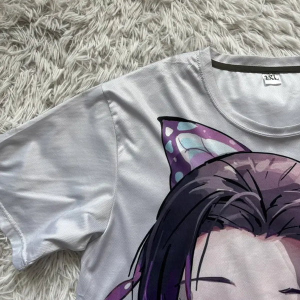 [BUNJANG] Kochou Japanese Vintage Demon Slayer Graphic T-Shirt XL / KOCHOU 일본빈티지 귀멸의 칼날 반팔 프린팅반팔 애니반팔 XL 105