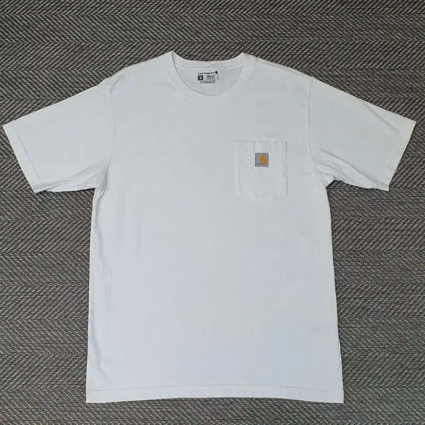 [BUNJANG] Carhartt Pocket Cotton T-Shirt / 칼하트 반소재 포켓 면티 남자105