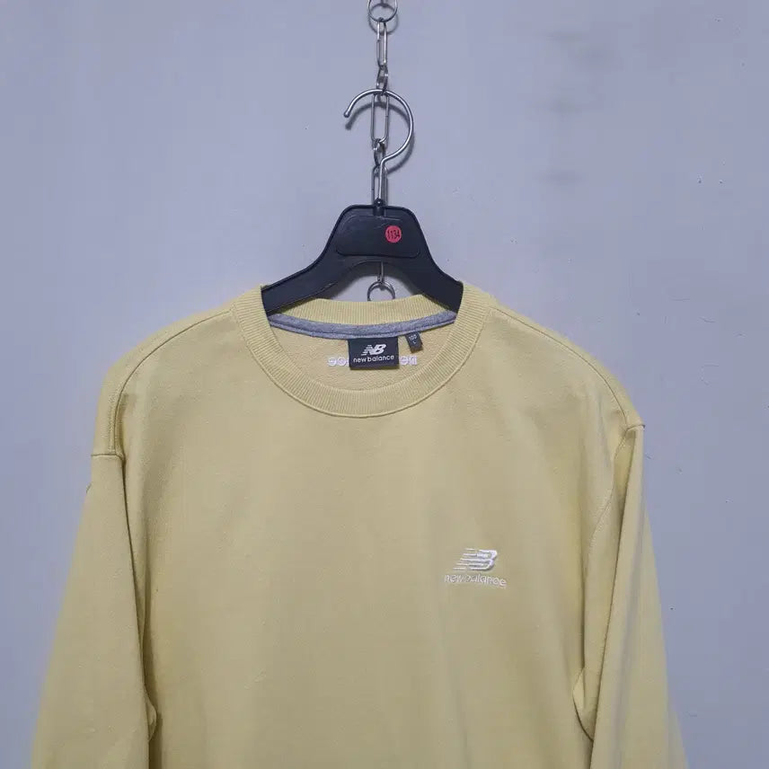 [BUNJANG] New Balance Men's Sweatshirt Yellow L / 1134) 뉴발란스 남성 맨투맨 L