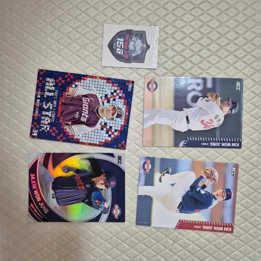 [BUNJANG] Kim Won-jung Lot Baseball Photocards / 롯데자이언츠 김원중 포토카드 일괄 처분