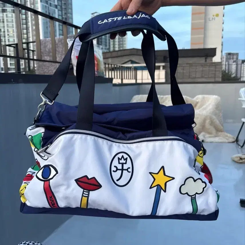 [BUNJANG] Castelbajac Golf Boston Bag / 까스텔바작 골프 보스턴백
