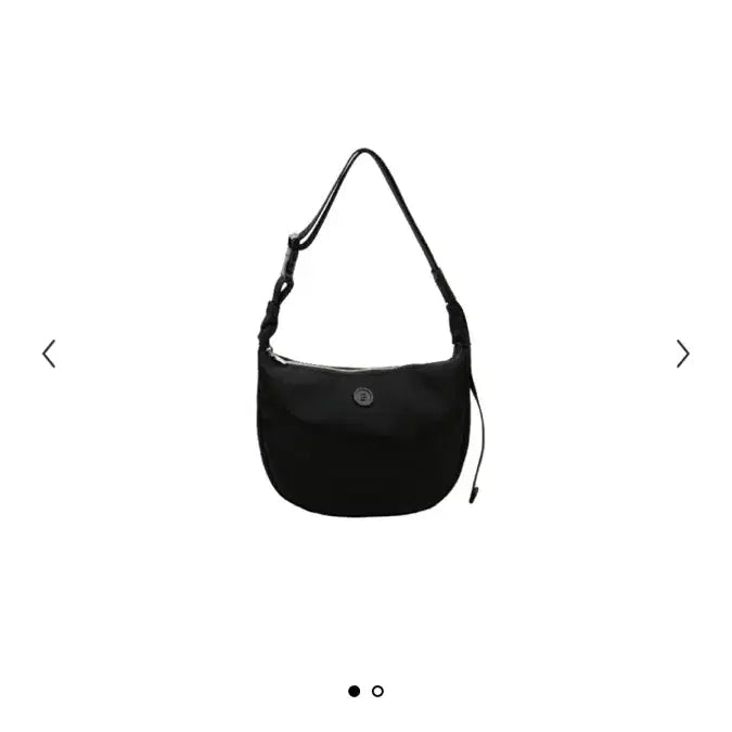 [BUNJANG] Minitmute Cloewist Black Hobo Bag / 미닛뮤트 클로웨이스트 블랙 호보백 가방
