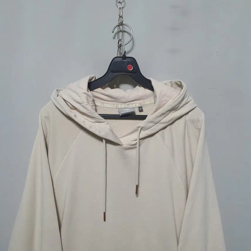 [BUNJANG] New Balance Men's Hoodie T-Shirt L Ivory / 1137) 뉴발란스 남성 후드티셔츠 L