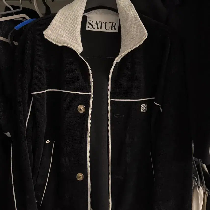 [BUNJANG] Saetter Velour Track Jacket / 세터 벨루어 트랙 자켓