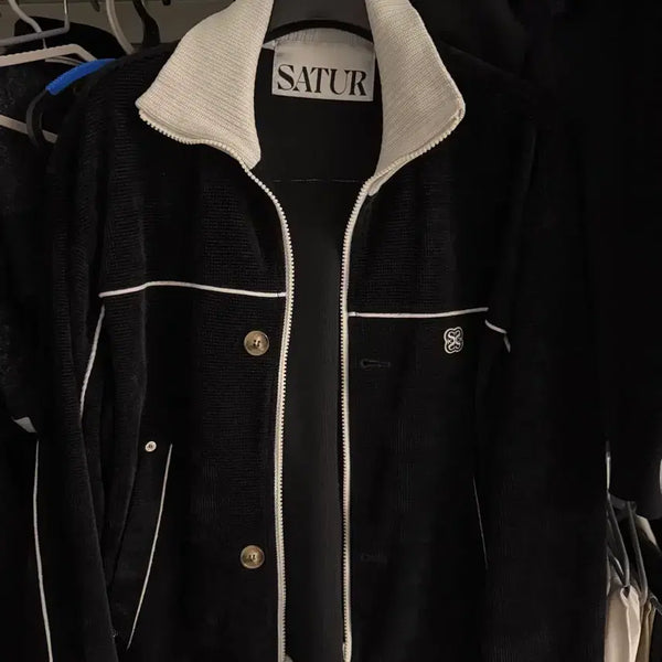 [BUNJANG] Saetter Velour Track Jacket / 세터 벨루어 트랙 자켓