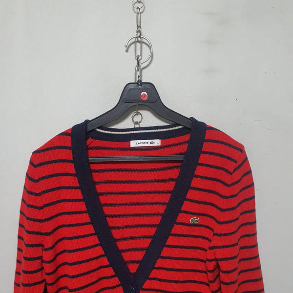 [BUNJANG] Lacoste Women's Knit Cardigan / 1141) 라코스테 여성 니트 가디건 90