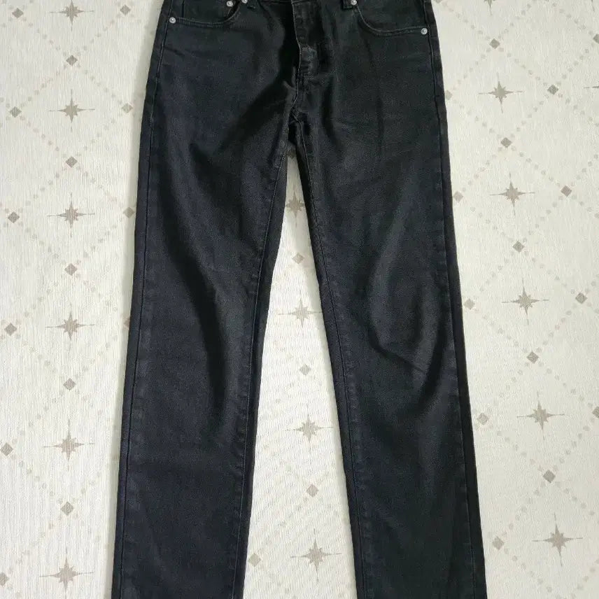 [BUNJANG] Union Garments Black Coated Denim Pants / 유니온가먼츠 블랙진