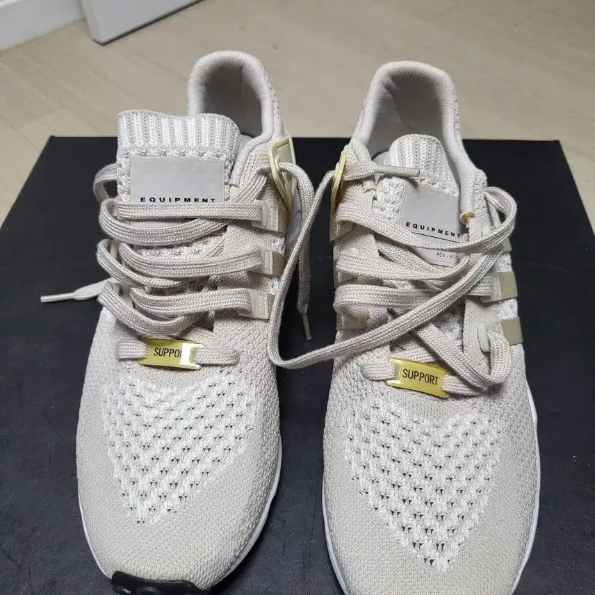 [BUNJANG] Adidas EQT Beige Running Shoes 275mm / 아디다스 EQT 275mm 베이지 운동화 런닝화 새상품수준