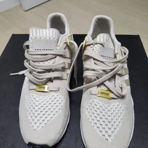 [BUNJANG] Adidas EQT Beige Running Shoes 275mm / 아디다스 EQT 275mm 베이지 운동화 런닝화 새상품수준