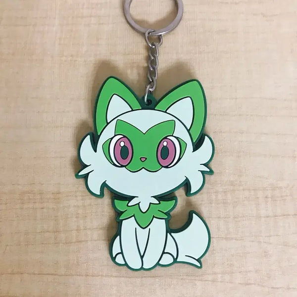 [BUNJANG] Pokemon Scarlet & Violet Special Edition Nyahoha Rubber Strap Keychain / 포켓몬 스칼렛바이올렛 구매특전 나오하 냐오하 러버스트랩 키홀더 키링