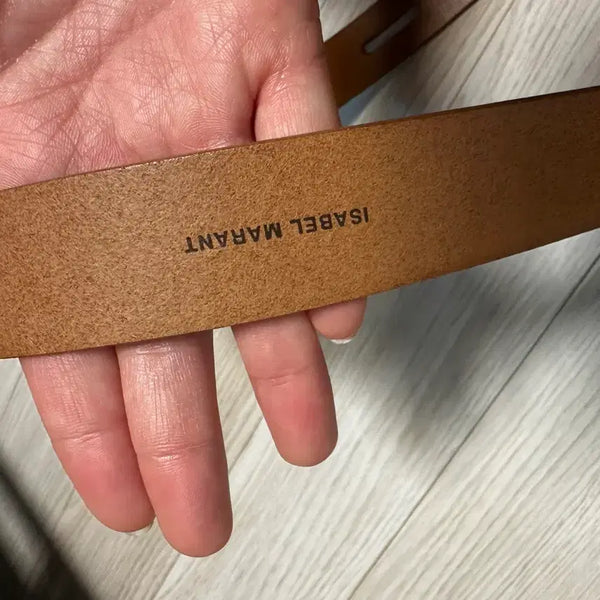 [BUNJANG] Isabel Marant Leather Belt Brown / 이자벨마랑 가죽 벨트 브라운