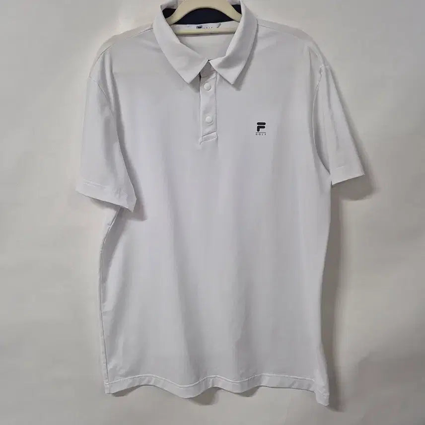 [BUNJANG] Fila Men's Summer Short Sleeve Golf T-Shirt (Size 105) / 휠라 여름 반팔 골프티셔츠/남성105
