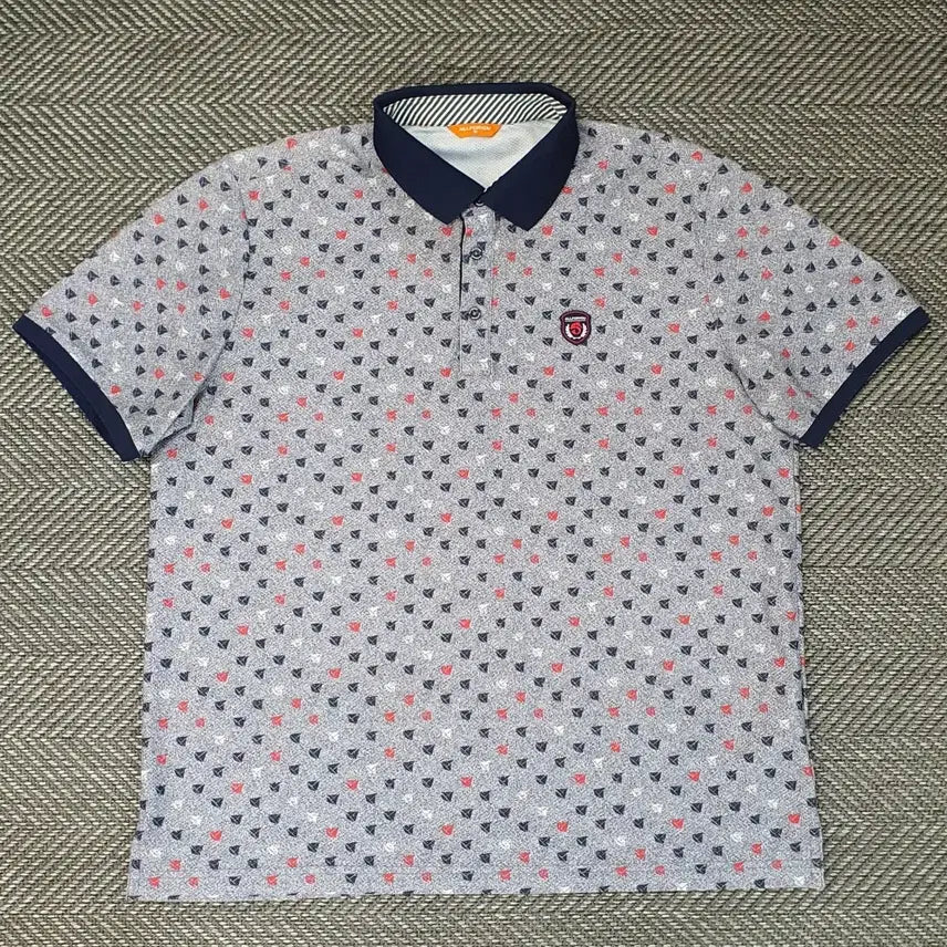 [BUNJANG] All For You Slim Fit Short Sleeve Polo Shirt (Men's 110) / 올포유 슬림핏 반소매 카라티 남자110