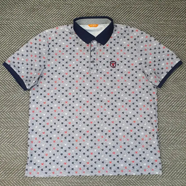 [BUNJANG] All For You Slim Fit Short Sleeve Polo Shirt (Men's 110) / 올포유 슬림핏 반소매 카라티 남자110