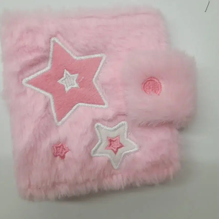 [BUNJANG] Pink Fur Binder Photocard Holder / 핑크 털 바인더