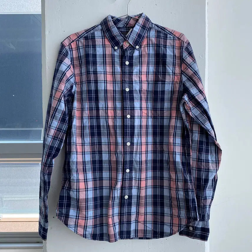 [BUNJANG] Gap Check Long Sleeve Shirt / (M) 갭 GAP 체크 긴팔 셔츠