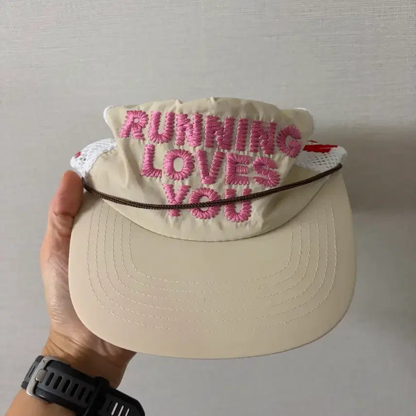 [BUNJANG] Alexxono Running Loves You Trigger Hat Beige / 알렉스조노 러닝 러브스 유 트리거 햇 베이지