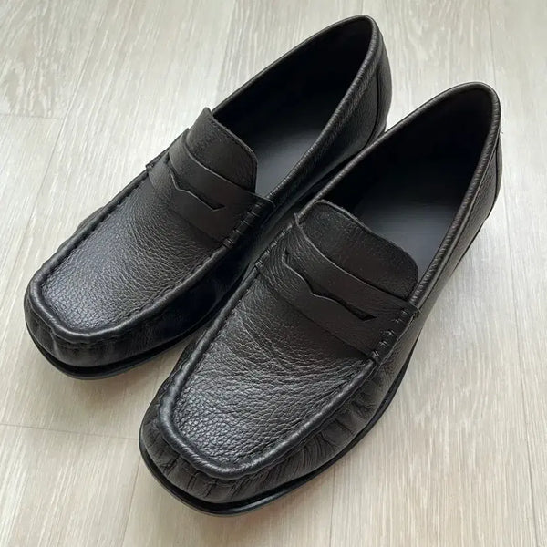 [BUNJANG] Zara Limited Edition Leather Loafers Size 42 (270) / [1회 실착/구매내역O] 자라 리미티드 에디션 가죽 로퍼 42(270)