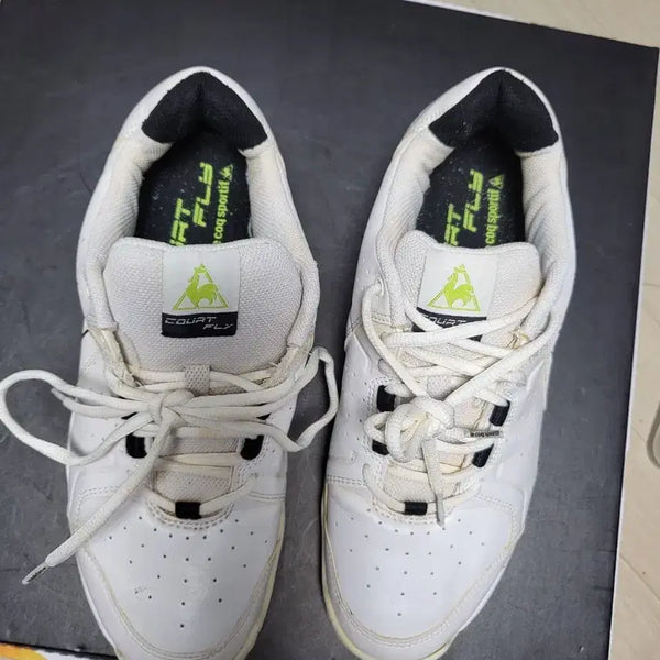 [BUNJANG] Le Coq Sportif White Sneakers 275mm / 르꼬끄 스포르티브 흰색 운동화 275mm 상태매우좋음