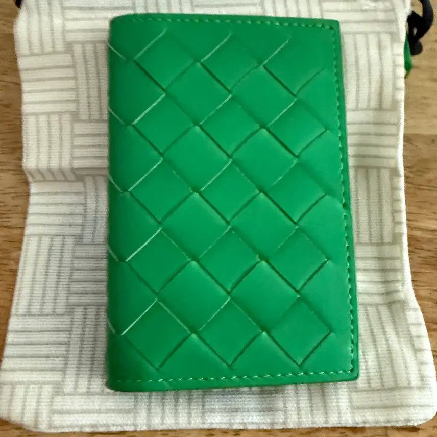 [BUNJANG] Bottega Veneta Green Card Holder / 보테가 카드지갑