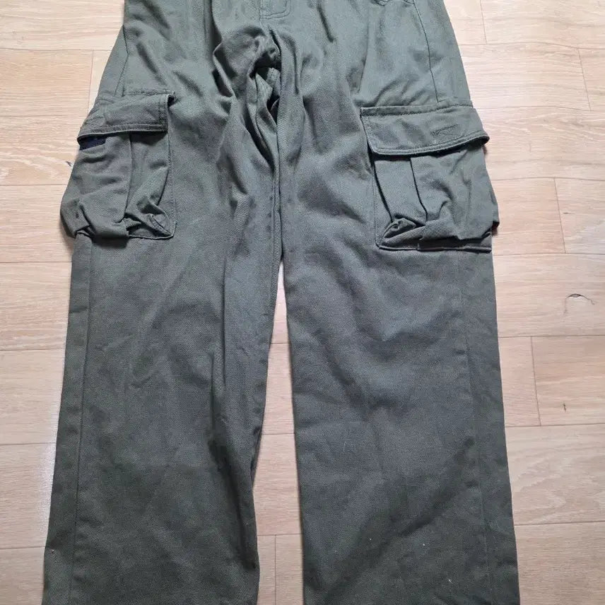 [BUNJANG] Cargo Pants Olive Green / 28.밴딩카고바지 올리브 그린. 길이95cm