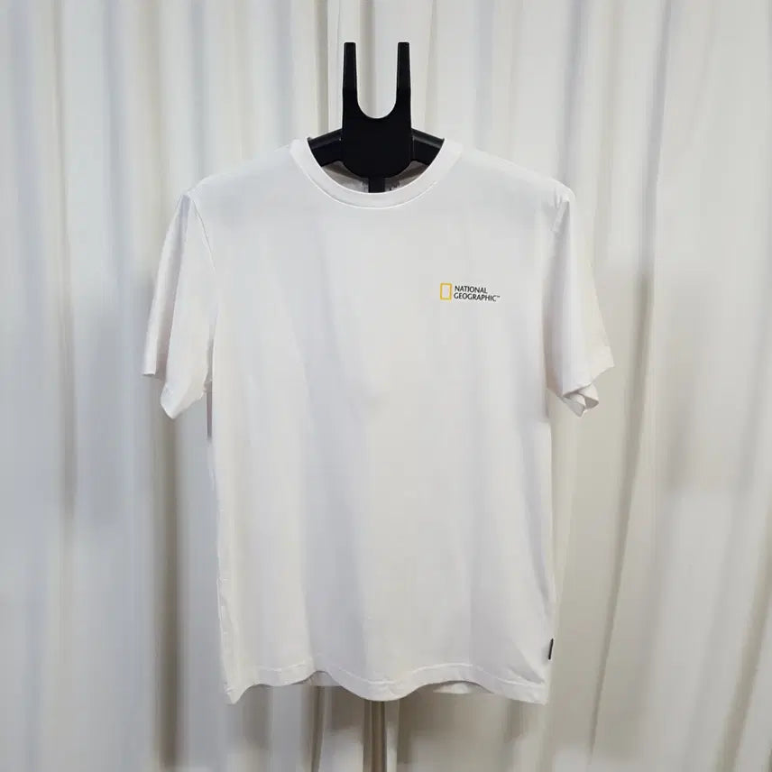 [BUNJANG] National Geographic Men's Basic Short Sleeve T-Shirt White Size 105 / 내셔널지오그래픽 남성 베이직 반팔 티셔츠 화이트 105 오일장 0331