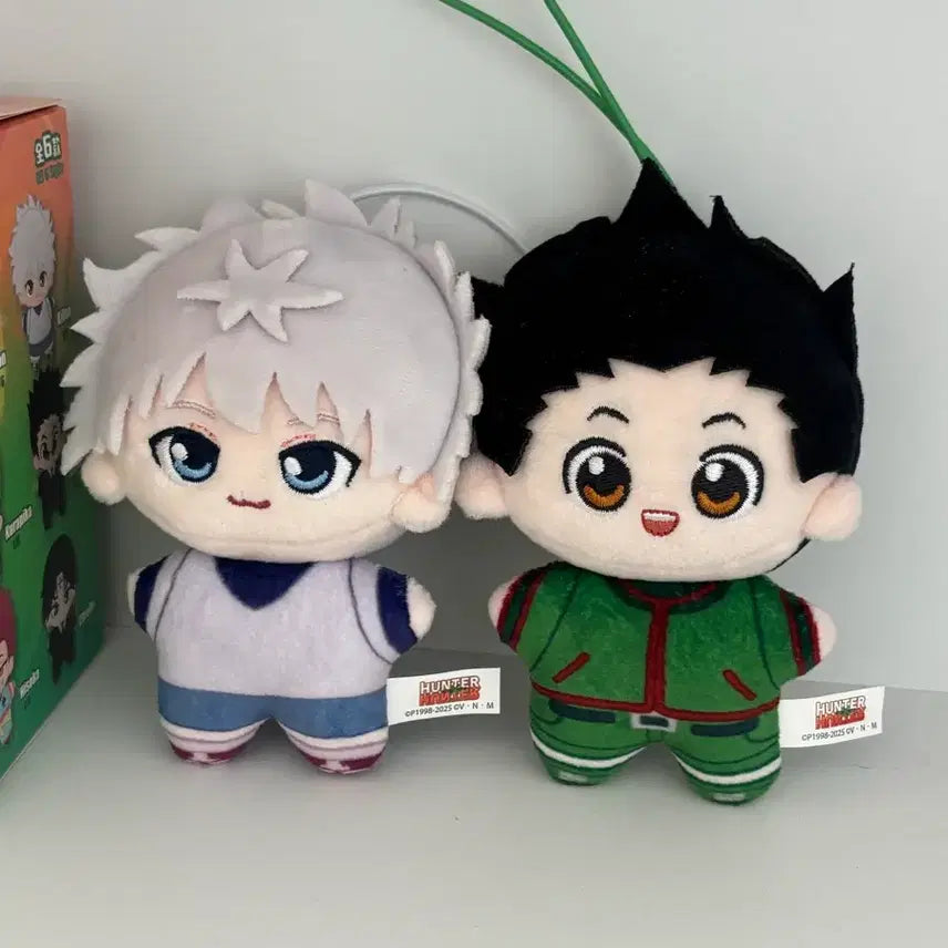[BUNJANG] Hunter x Hunter Gon & Killua Plush Doll Bundle Set / 헌터x헌터 헌터헌터 곤 키르아 눌셋 인형 일괄