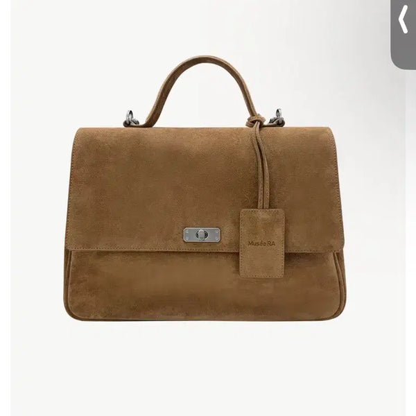 [BUNJANG] Musee RA Suede Backpack Camel / 뮤제라 (Musee RA) 백팩 스웨이드 카멜