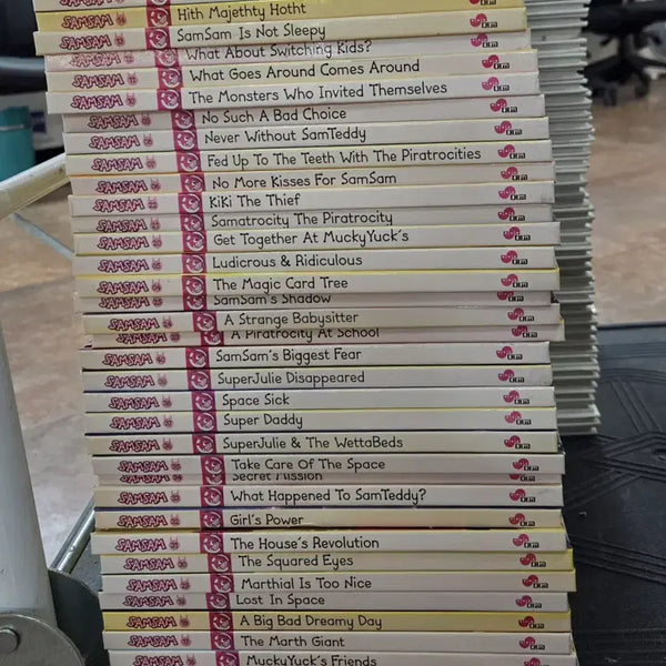 [BUNJANG] Sam Sam Storybook Set by Daekyo Sovix - 40 Volumes Children's English Used Books / SAM SAM 스토리북 대교소빅스 40권 세트 어린이영어 중고책