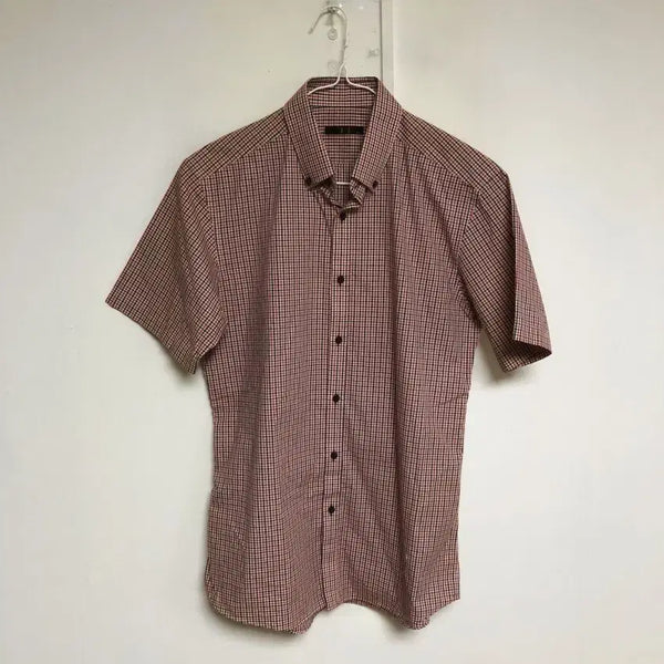 [BUNJANG] Daks Men's Short Sleeve Shirt / 닥스 남성 반팔 셔츠 100L@9931