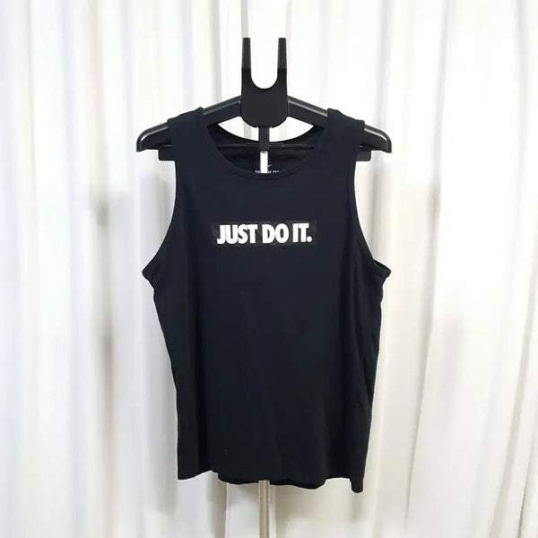 [BUNJANG] Nike Men's Just Do It Sleeveless T-Shirt Black L / 나이키 남성 저스트두잇 민소매 나시 티셔츠 블랙 L 오일장 0331
