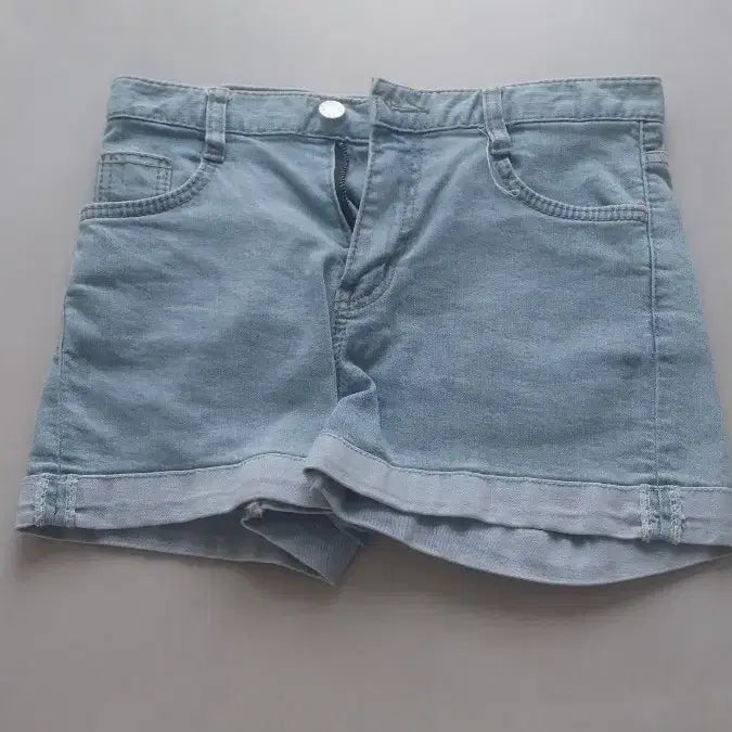 [BUNJANG] Light Blue Denim Shorts / 청바지 반바지 라이트 블루