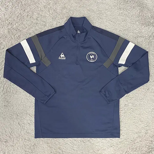 [BUNJANG] Le Coq Sportif Long Sleeve Half-Zip T-Shirt Size 100 / 르꼬끄 긴팔 반집업 티셔츠 100