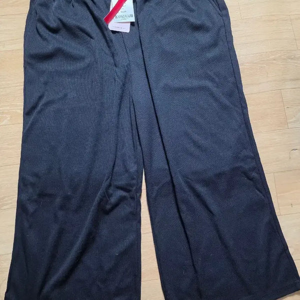 [BUNJANG] Black Wide Leg Pants (Length 87cm) / 38. 와이드 팬츠 블랙. 길이87cm