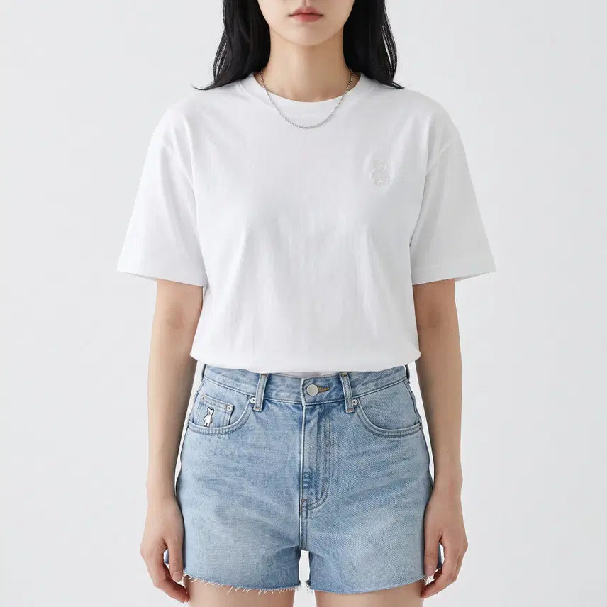 [BUNJANG] LifeWork Ladog White Short-Sleeve T-Shirt XS / 라이프워크 라독 화이트 반팔 티셔츠 XS