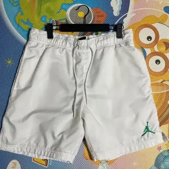 [BUNJANG] Nike Jordan Jumpman White Mesh Woven Shorts M / 나이키 조던 점프맨 화이트 메쉬 우븐 반바지 M