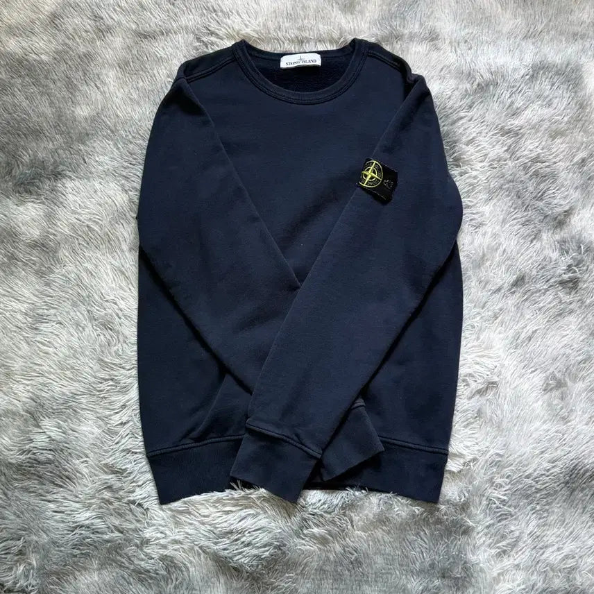 [BUNJANG] Stone Island Sweatshirt Navy L / 스톤아일랜드 맨투맨 네이비