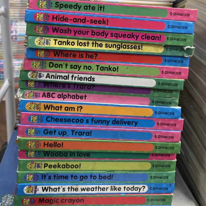 [BUNJANG] ABC Picture Book Set (19 Volumes) / abc 픽처북 한국삐아제 19권 세트 어린이책 중고책