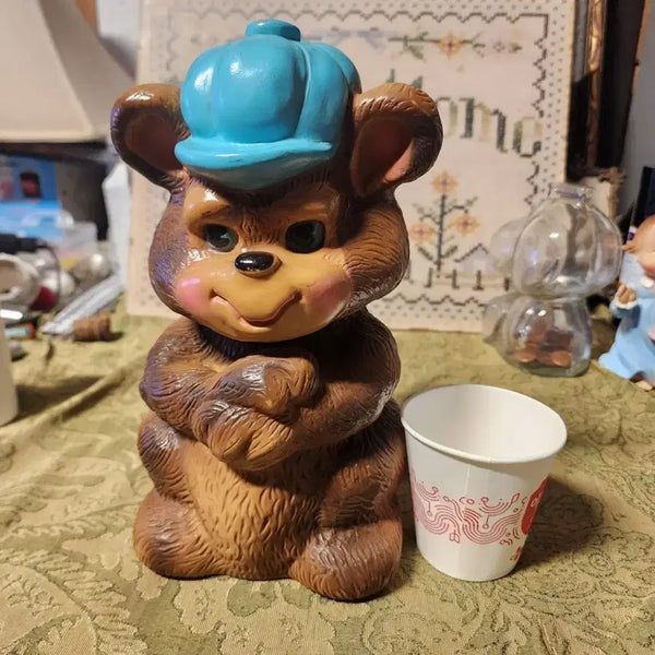 [BUNJANG] 1973 Oakland, New Jersey Piggy Bank / 1973년 USA 뉴저지주 오클랜드 저금통 높이24cm  19000원