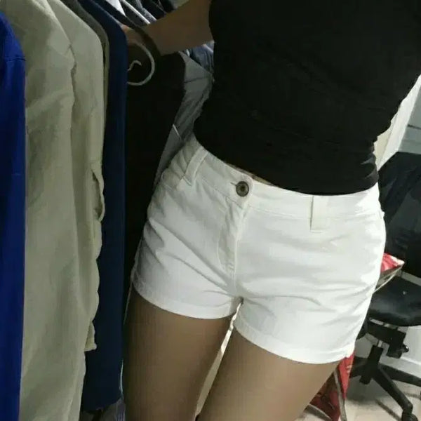 [BUNJANG] White Denim Shorts / 화이트 데님숏팬츠