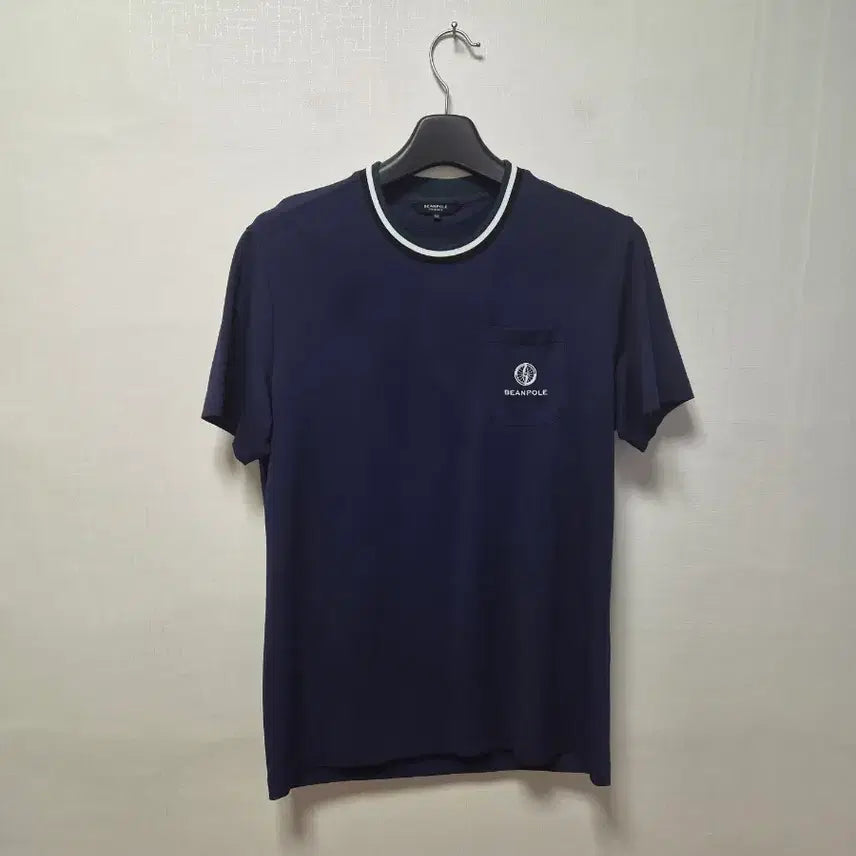 [BUNJANG] Beanpole Men's Short Sleeve T-Shirt Navy Size 100 / 빈폴 반팔티 남성 100 시원한원단