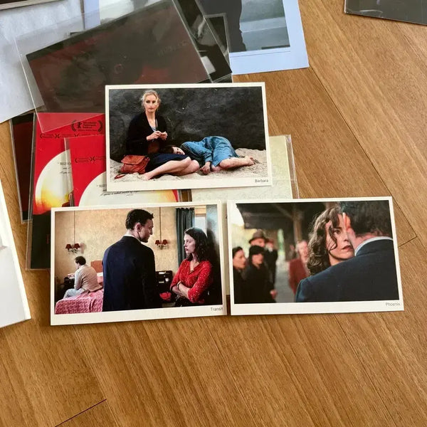 [BUNJANG] Christian Petzold Film Postcard Set Transit Phoenix Barbara Undine Badge / 크리스티안 페촐트 영화 엽서세트 트랜짓 피닉스 바바라 포스터 운디네 뱃지