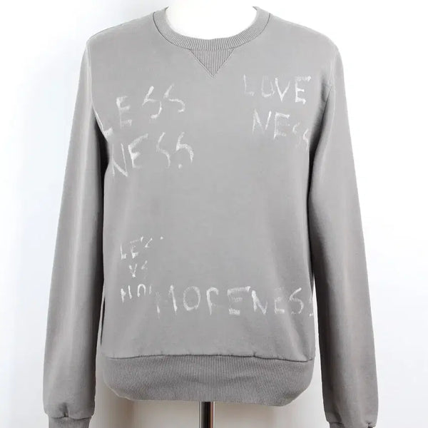 [BUNJANG] Dior Homme Printed Sweatshirt Grey Size S / 디올 옴므 프린팅 맨투맨 S(95)