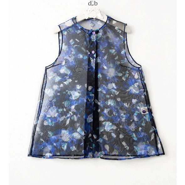 [BUNJANG] Madam Flower See-through Vest / 마담/ 모라도정품/  플라워 시스루 베스트