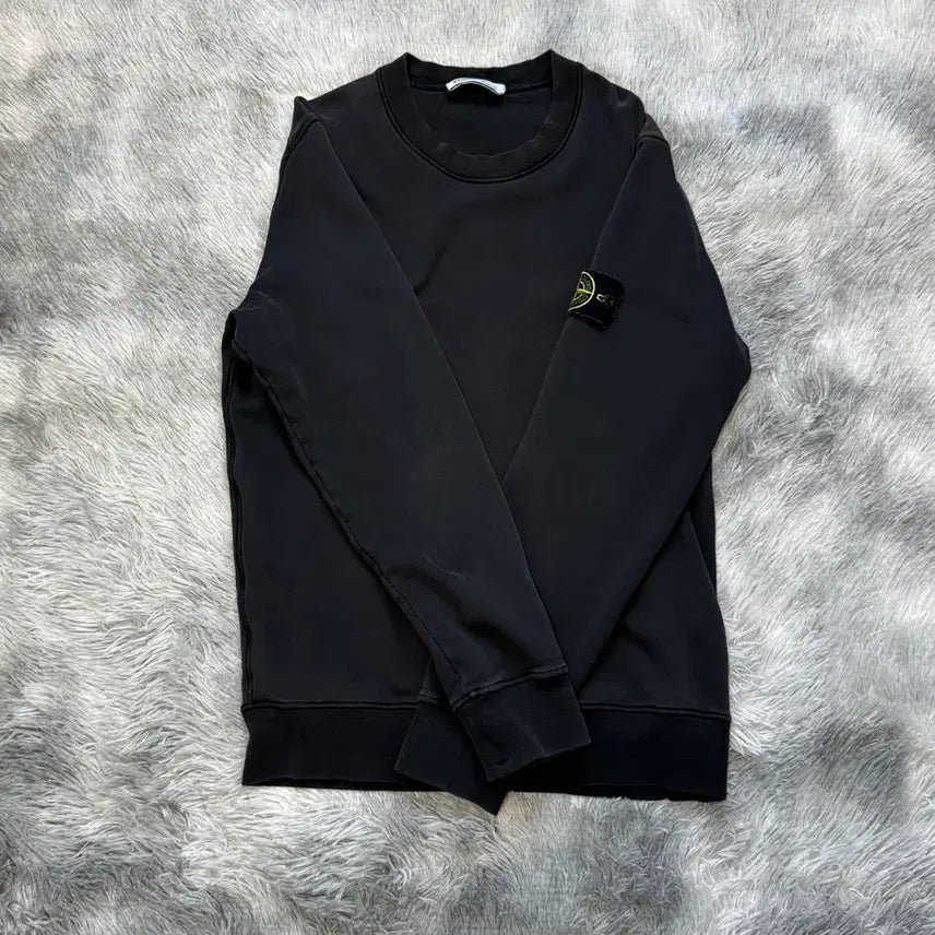 [BUNJANG] Stone Island Sweatshirt Black M / 스톤아일랜드 맨투맨 블랙